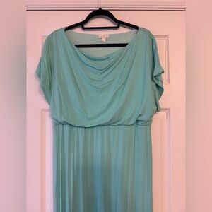 Seafoam green maxi dress